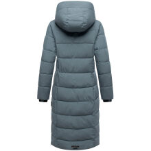 Marikoo Lanitaa Damen Winter Steppmantel Parka StormyBlue Gr&ouml;&szlig;e M - Gr.38