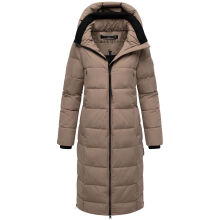 Marikoo Lanitaa Damen Winter Steppmantel Parka TaupeGrey Größe XS - Gr.34