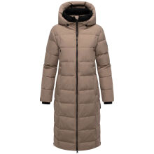 Marikoo Lanitaa Damen Winter Steppmantel Parka TaupeGrey Größe XS - Gr.34