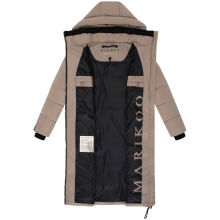 Marikoo Lanitaa Damen Winter Steppmantel Parka TaupeGrey Größe XS - Gr.34