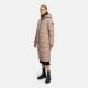 Marikoo Lanitaa Damen Winter Steppmantel Parka TaupeGrey Größe XS - Gr.34