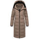 Marikoo Lanitaa Damen Winter Steppmantel Parka TaupeGrey Größe XS - Gr.34