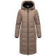 Marikoo Lanitaa Damen Winter Steppmantel Parka TaupeGrey Größe XS - Gr.34