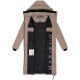 Marikoo Lanitaa Damen Winter Steppmantel Parka TaupeGrey Größe XS - Gr.34