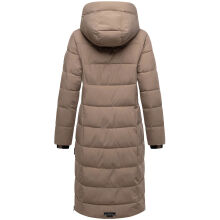 Marikoo Lanitaa Damen Winter Steppmantel Parka TaupeGrey Gr&ouml;&szlig;e XL - Gr.42