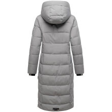 Marikoo Lanitaa Damen Winter Steppmantel Parka Grey Gr&ouml;&szlig;e S - Gr.36