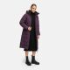 Marikoo Lanitaa Damen Winter Steppmantel Parka DustyPlum Größe M - Gr.38