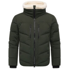 Stone Harbour Ansello Herren Winter Steppjacke Dark Olive Gr&ouml;&szlig;e M - Gr. M