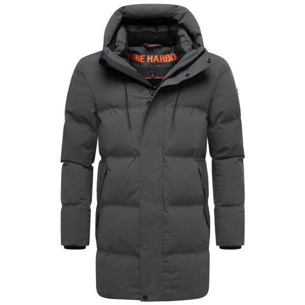 Stone Harbour Darianoo Herren Winter Steppjacke Anthrazit-Größe S - Gr. S