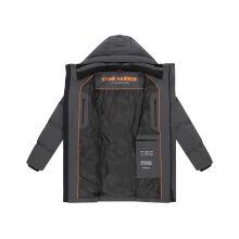 Stone Harbour Darianoo Herren Winter Steppjacke Anthrazit-Größe S - Gr. S