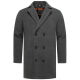 Stone Harbour Darioon Herren Mantel gefüttert in Wollmantel Optik Anthrazit Größe S - Gr. S