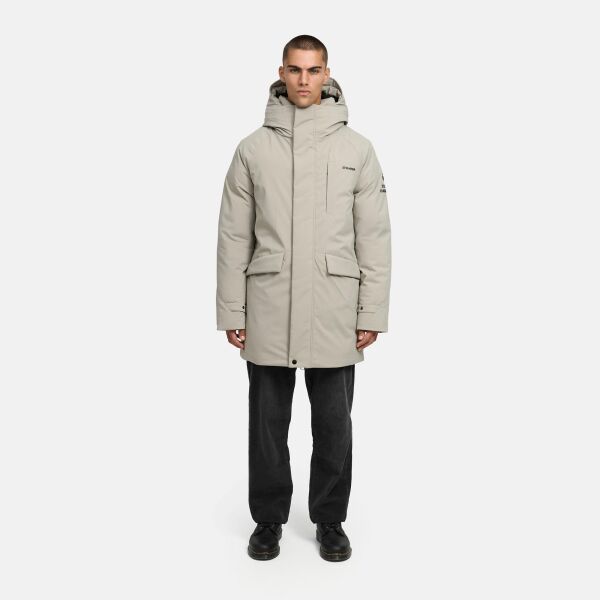 Stone Harbour Emriis Herren Winter Jacke Parka Silver Grey Größe S - Gr. S