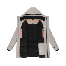 Stone Harbour Emriis Herren Winter Jacke Parka Silver Grey Größe S - Gr. S