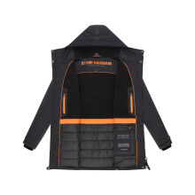 Stone Harbour Fintaan Herren Winter Jacke Parka Schwarz Größe XL - Gr. XL