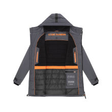 Stone Harbour Fintaan Herren Winter Jacke Parka Anthrazit Größe S - Gr. S