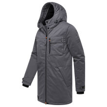 Stone Harbour Fintaan Herren Winter Jacke Parka Anthrazit Gr&ouml;&szlig;e L - Gr. L