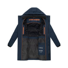 Stone Harbour Hadrieen Herren Winter Parka Steppmantel Navy Gr&ouml;&szlig;e XXXL - Gr. 3XL