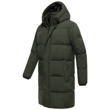 Stone Harbour Hadrieen Herren Winter Parka Steppmantel Dark Olive Größe L - Gr. L