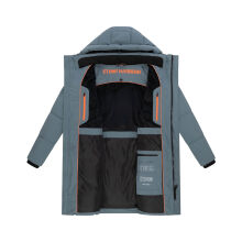 Stone Harbour Hadrieen Herren Winter Parka Steppmantel Stormy Blue Gr&ouml;&szlig;e M - Gr. M