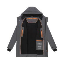 Stone Harbour Kitraan Herren Winterparka Jacke Anthrazit Größe S - Gr. S