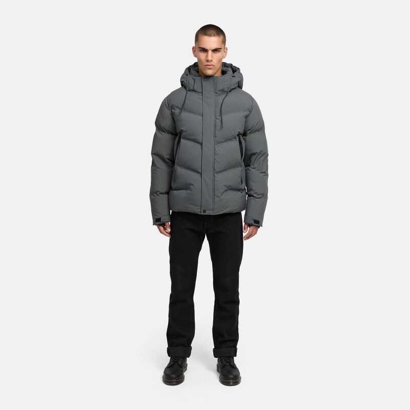Stone Harbour Herren Winter Steppjacke Herrenjacke Anthrazit