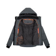 Stone Harbour Herren Winter Steppjacke Herrenjacke Anthrazit-Größe S - Gr. S