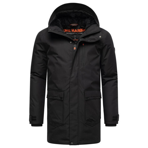 Stone Harbour Netaan Herren Winter Parka Schwarz-Größe XXL - Gr. 2XL