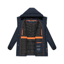 Stone Harbour Netaan Herren Winter Parka Navy-Gr&ouml;&szlig;e M - Gr. M