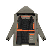 Stone Harbour Netaan Herren Winter Parka Dusty Olive-Größe M - Gr. M