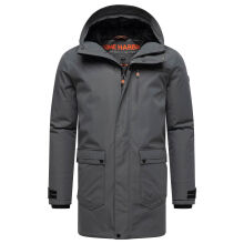 Stone Harbour Netaan Herren Winter Parka Anthrazit-Größe S - Gr. S