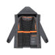 Stone Harbour Netaan Herren Winter Parka Anthrazit-Größe M - Gr. M