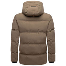 Stone Harbour Taviaan Herren Winter Steppjacke Winterjacke Stone Brown-Gr&ouml;&szlig;e XXXL - Gr. 3XL