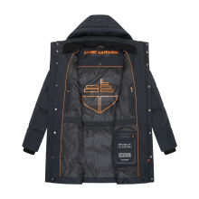Stone Harbour Thadeek Herren Winter Steppmantel Schwarz Gr&ouml;&szlig;e XXL - Gr. 2XL