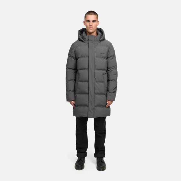 Stone Harbour Thadeek Herren Winter Steppmantel Anthrazit Größe S - Gr. S