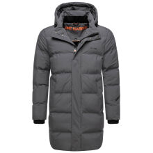 Stone Harbour Thadeek Herren Winter Steppmantel Anthrazit Größe S - Gr. S