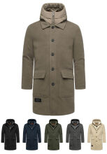 Stone Harbour Thiagoo Herren gefüttert in Wollmantel...