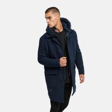 Stone Harbour Thiagoo Herren gef&uuml;ttert in Wollmantel Optik Navy Gr&ouml;&szlig;e XL - Gr. XL