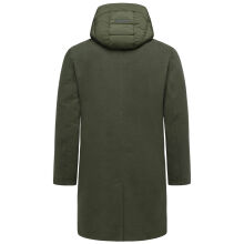 Stone Harbour Thiagoo Herren gef&uuml;ttert in Wollmantel Optik Dark Olive Gr&ouml;&szlig;e XXXL - Gr. 3XL
