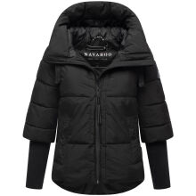 Navahoo Lotusherz Damen Herbst Winter Steppjacke Schwarz Gr&ouml;&szlig;e S - Gr.36