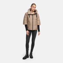 Navahoo Lotusherz Damen Herbst Winter Steppjacke TaupeGrey Gr&ouml;&szlig;e S - Gr.36