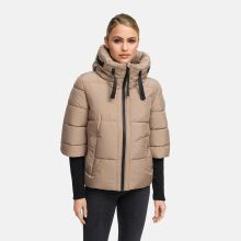 Navahoo Lotusherz Damen Herbst Winter Steppjacke TaupeGrey Gr&ouml;&szlig;e S - Gr.36