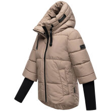Navahoo Lotusherz Damen Herbst Winter Steppjacke TaupeGrey Gr&ouml;&szlig;e S - Gr.36