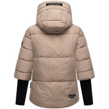 Navahoo Lotusherz Damen Herbst Winter Steppjacke TaupeGrey Gr&ouml;&szlig;e S - Gr.36