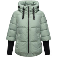 Navahoo Lotusherz Damen Herbst Winter Steppjacke SmokeyMint Gr&ouml;&szlig;e XS - Gr.34