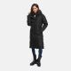Marikoo Michikoo Damen Winterjacke gesteppt Schwarz-Größe 3XL - Gr. 46