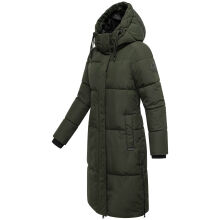 Marikoo Michikoo Damen Winterjacke gesteppt DarkOlive-Größe XS - Gr. 34