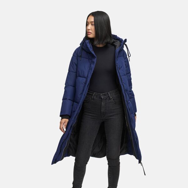 Marikoo Michikoo Damen Winterjacke gesteppt Navy-Größe XS - Gr. 34