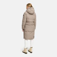 Marikoo Michikoo Damen Winterjacke gesteppt TaupeGrey-Größe XS - Gr. 34