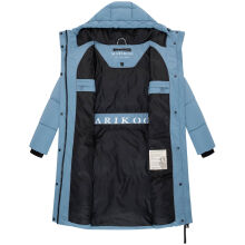 Marikoo Michikoo Damen Winterjacke gesteppt PowderBlue-Gr&ouml;&szlig;e M - Gr. 38