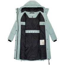Marikoo Michikoo Damen Winterjacke gesteppt SmokeyMint-Gr&ouml;&szlig;e M - Gr. 38